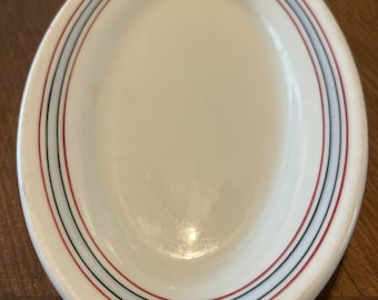 Red and Blue DeMcNicol dish