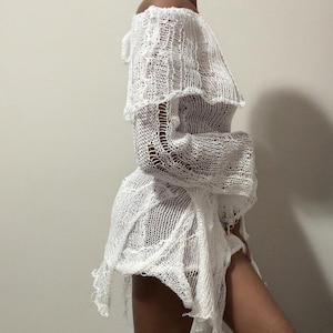 knit distressed dress