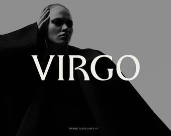 Fashion Brand Guidelines Template | Modern Minimalism InDesign File