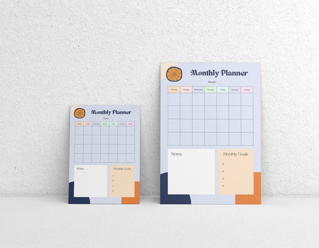 Daily Weekly Personal Schedule, Planner Printable, Productivity Planner ...