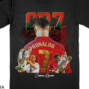 Cristiano Ronaldo Vintage Bootleg Tee - World Cup Shirt