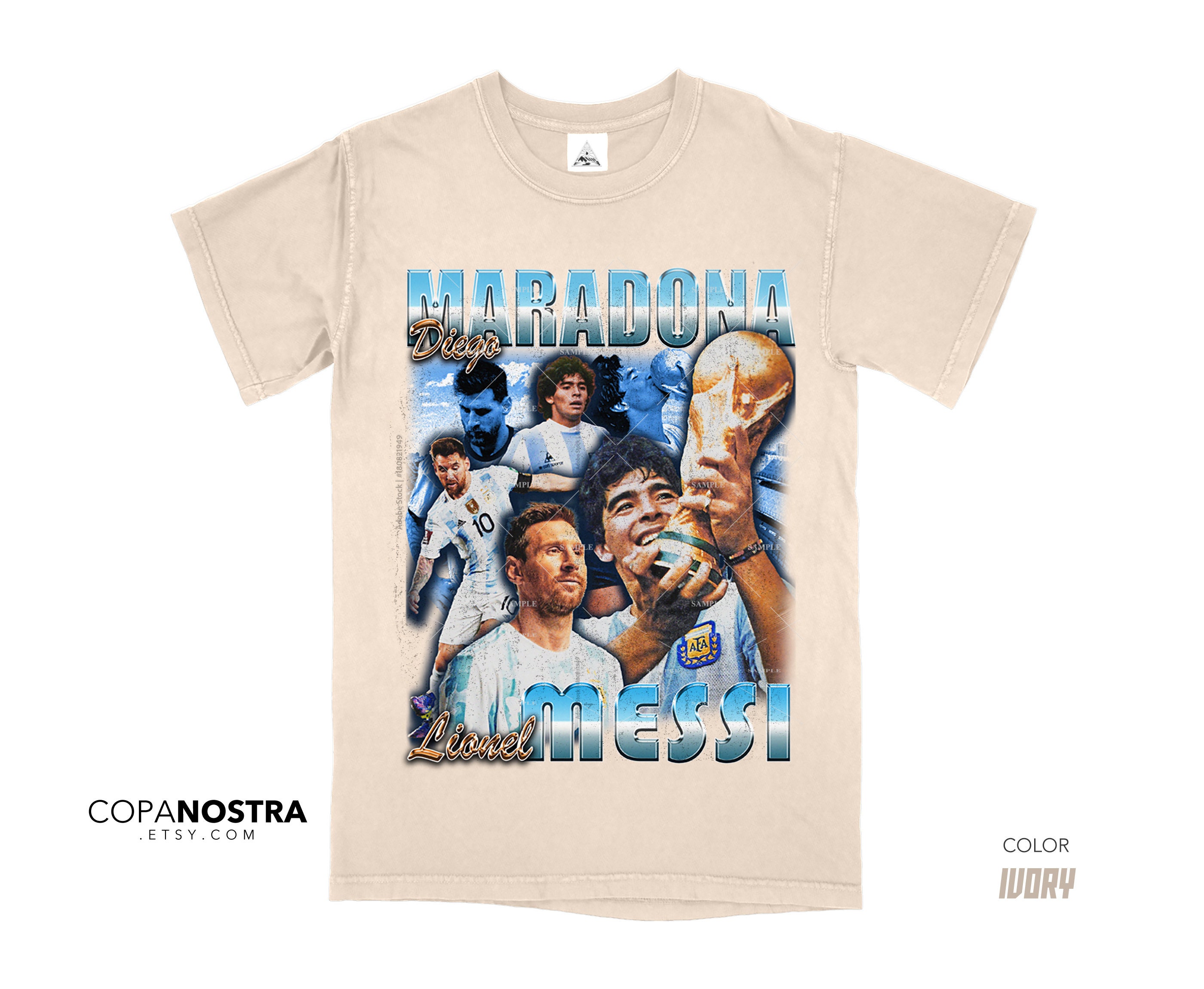 MessI maradona vintage bootleg style T-shirt, hoodie, sweater, long sleeve  and tank top