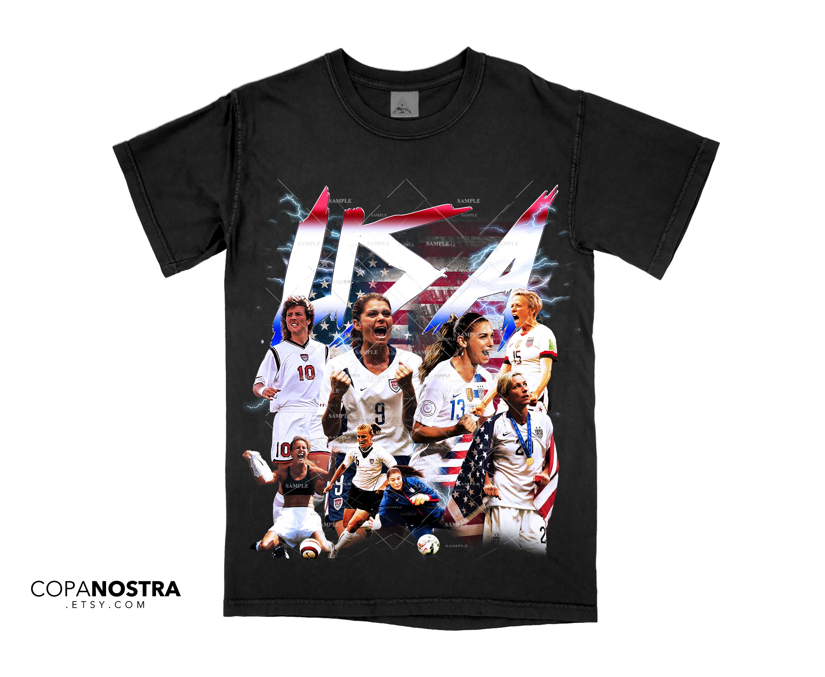 Women's Fanatics Red Team USA 2026 Winter Olympics Pic-O-Gram Long Sleeve V-Neck T-Shirt Size: Large