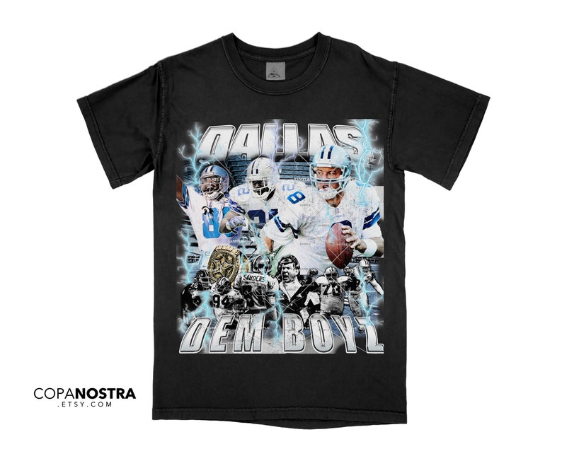 Dallas Cowboys Vintage Bootleg Style Shirt 90s Super Bowl Champions image 1