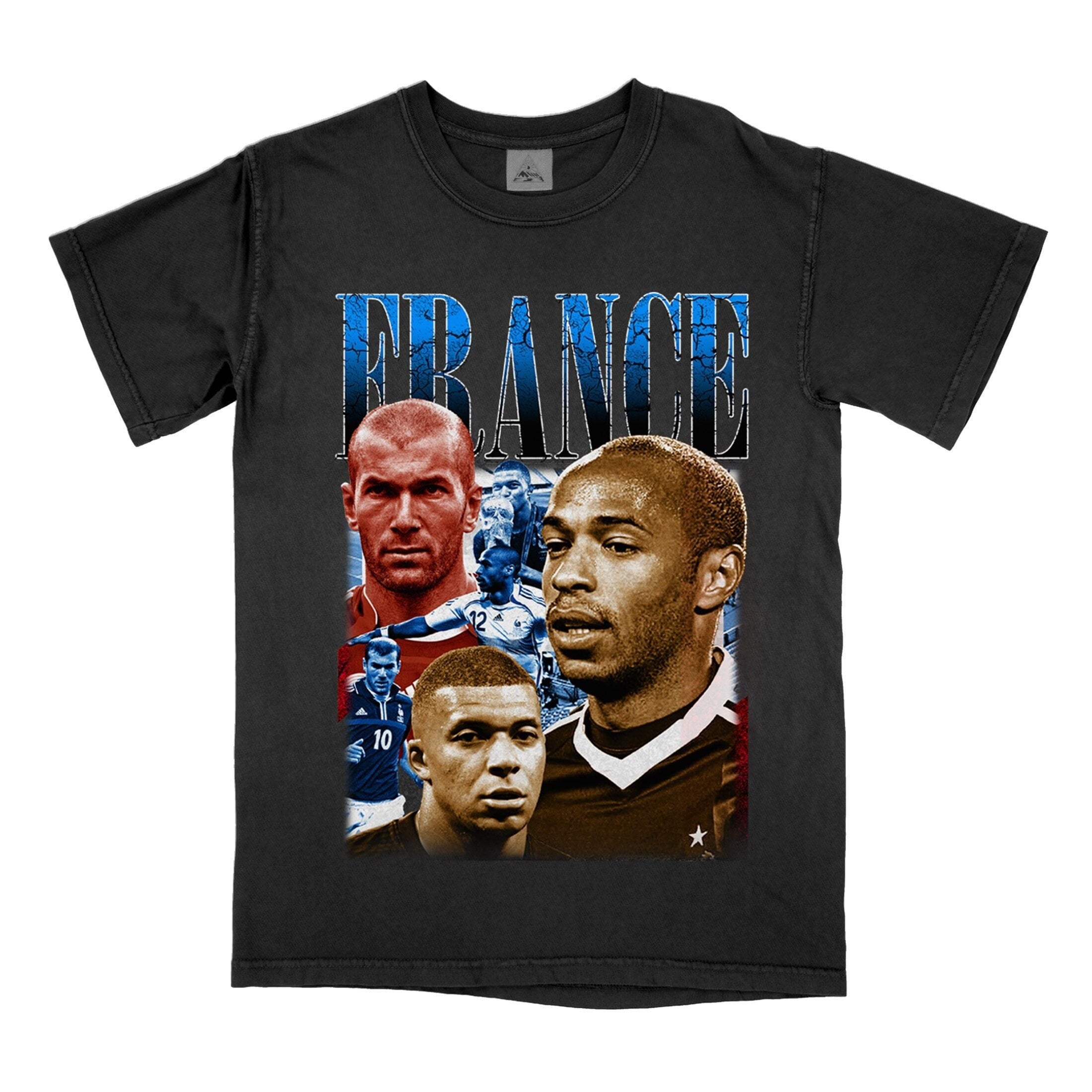 Discover France Vintage Bootleg Style Tee Shirt | French National Soccer Team
