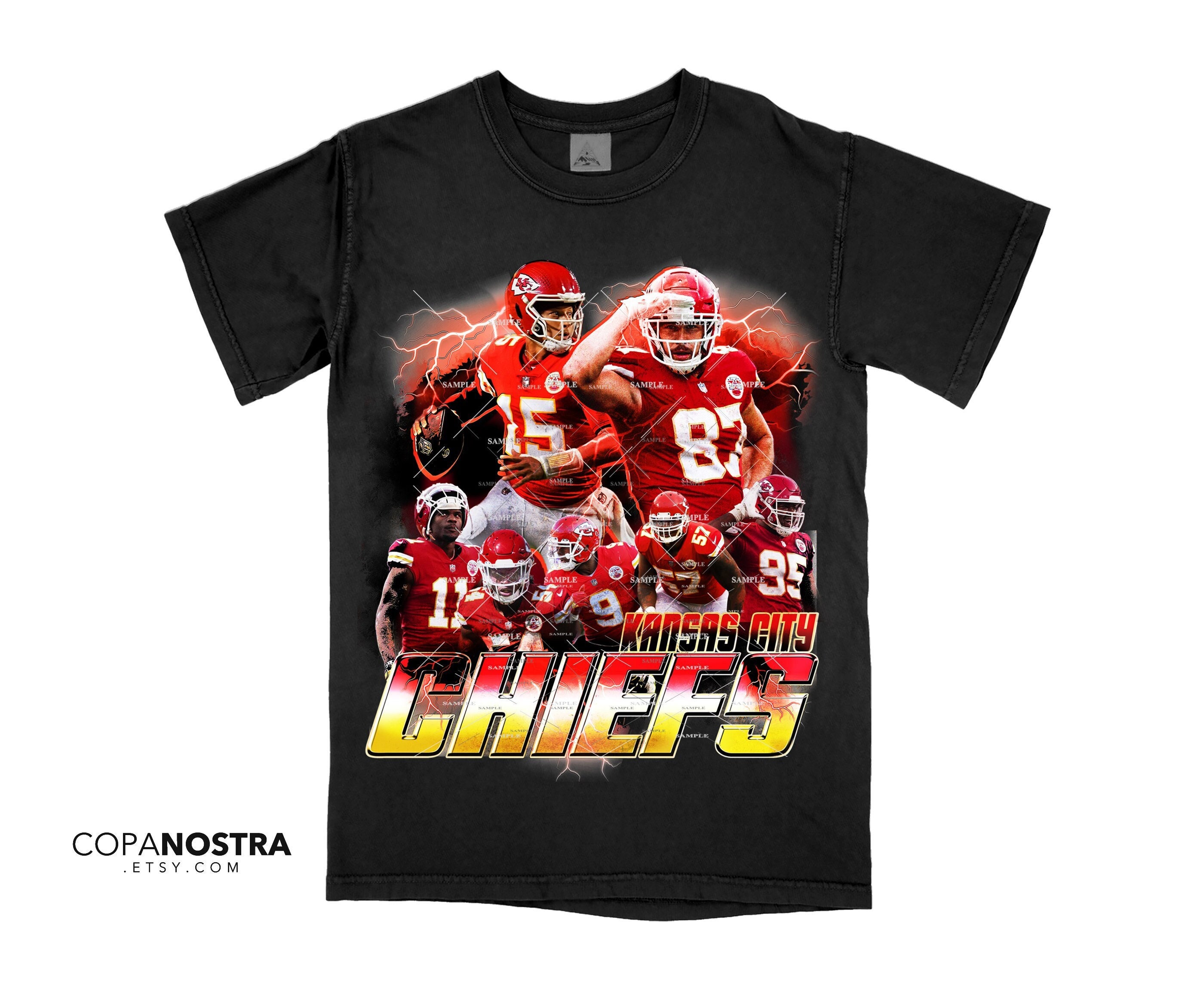 Discover Kansas Chiefs Bootleg Style T-Shirt | 2023 Super Vintage