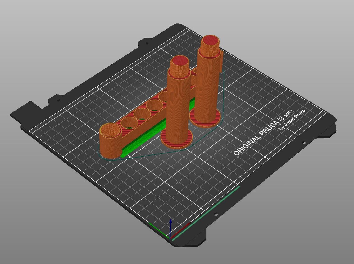 Prusa Mk3s Spool Holder STL GCODE Etsy
