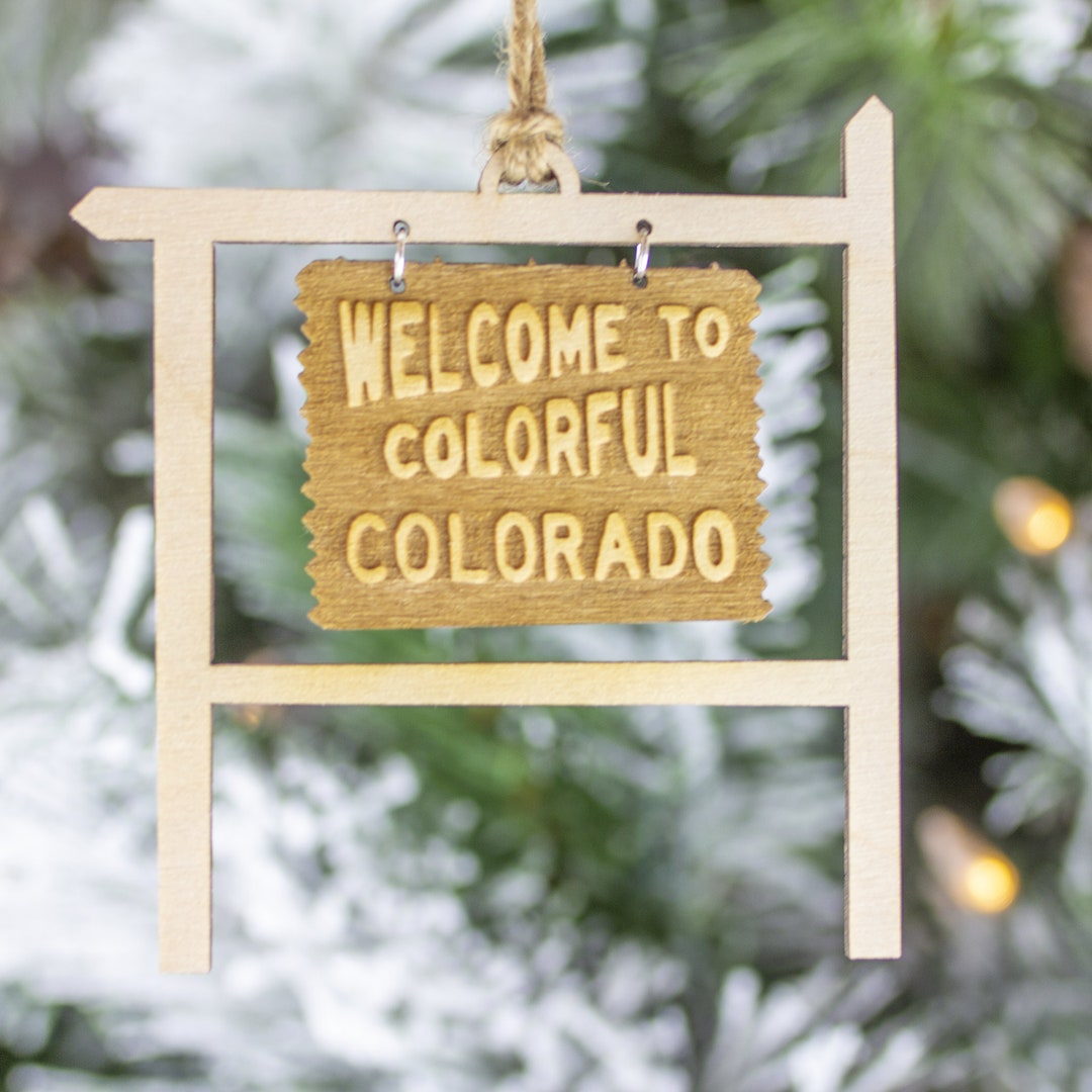 Colorado Christmas Ornament to Colorful Colorado State