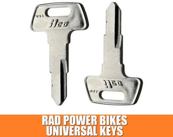 RAD eBike Replacement Battery Key - Rad Power Bikes • Mission Runner Rover City Mini Expand Wagon