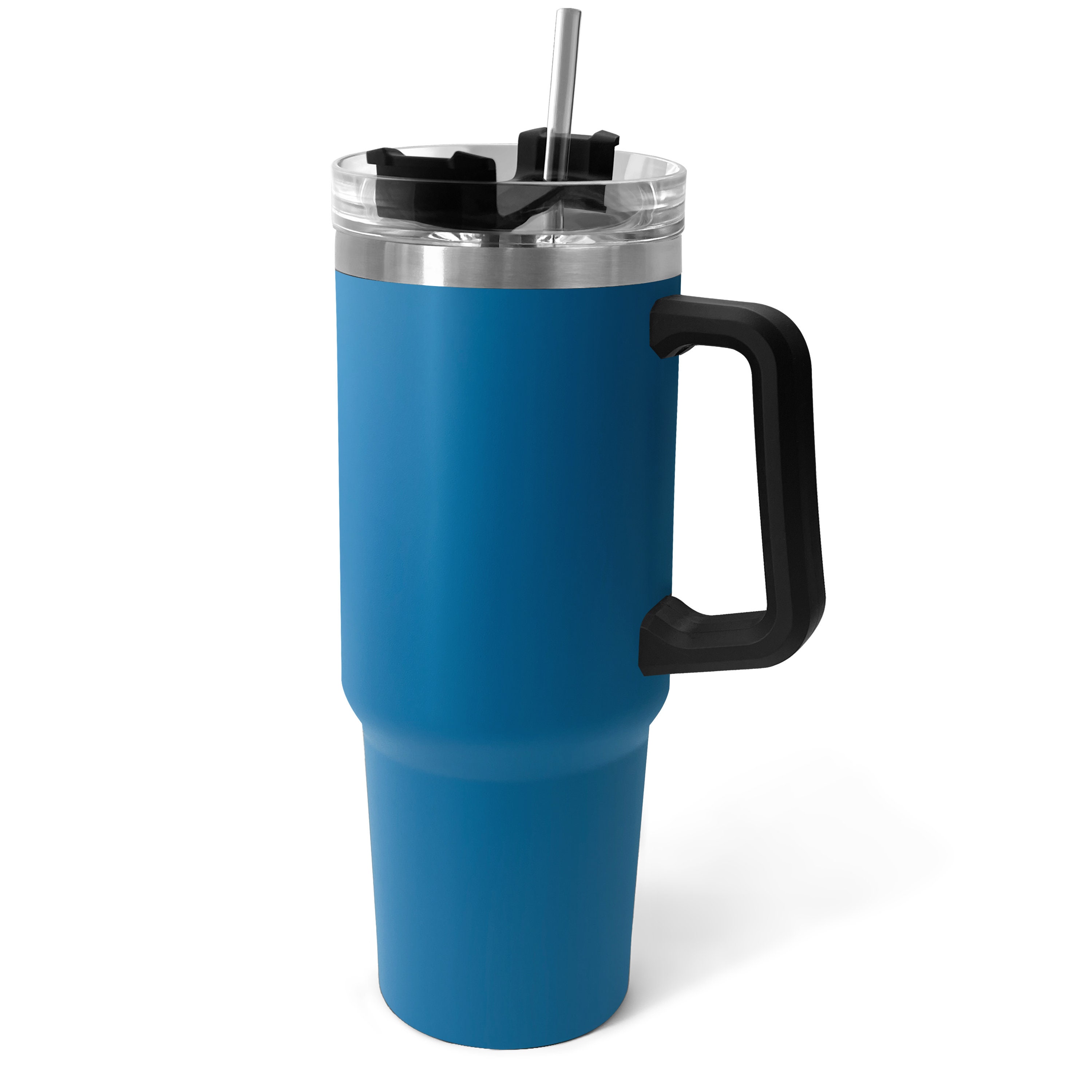 Stanley Adventure Quencher Travel Tumbler Dupe 30 oz - Blue with No Handle
