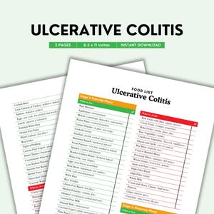 Colitis ulcerosa, Concientización sobre la colitis, Enfermedad crónica, Dieta para enfermedades, Alimentos que se deben evitar, Lista de alimentos que se deben comer, Lucha contra la úlcera, PDF sobre la úlcera