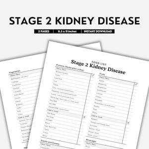 Stage 2 Kidney Disease, Kidney Disease Diet, Renal Diet, Kidney Food List, Kidney Friendly Food, Food List, Chronic Illness, Grocery List
