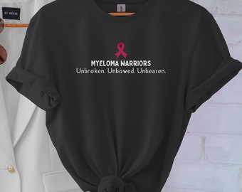 Myélome multiple, Chemise myélome multiple, Chemise contre le cancer, Survivant du cancer, Combattant du cancer, Sensibilisation au cancer, Guerrier du cancer, Soutien au cancer