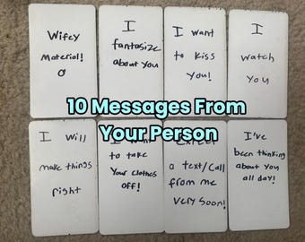 10 messages de votre personne