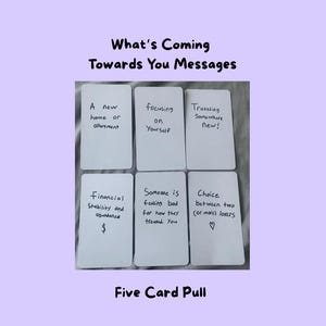 What’s Coming Towards You