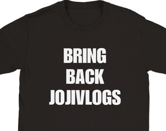 Bring Back JojiVlogs Shirt, Joji Tour Merch, Filthy Frank, Pink Guy, Pandemonium Tour, Smithereens, Ironic, Funny