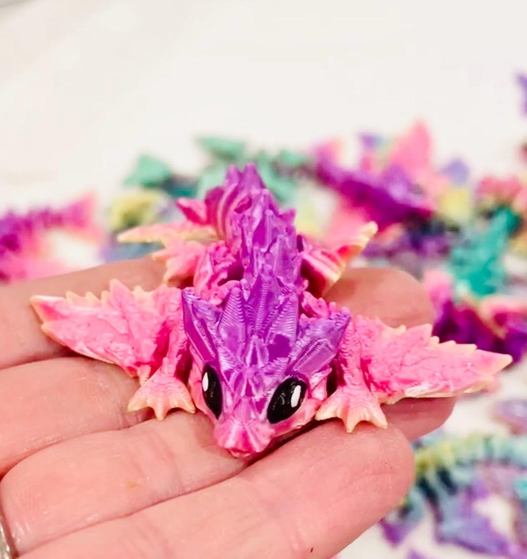3D Printed Mini Flexi Dragons: Party Favors - Etsy