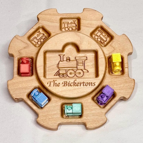 Mexican Train Domino Hub / Center - Personalization