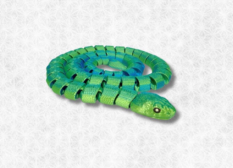 3D Printed Giant Flexi Snake - 36 Inches! - Etsy