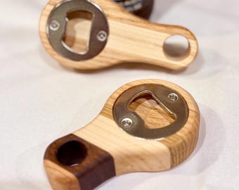 Bottle Opener - Solid handcrafted Wood. Customizeable