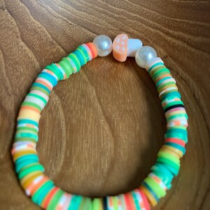 Mushroom Clay Bracelet