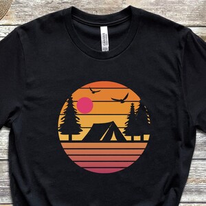 Retro Camping Shirt, Camping Shirt, Hiking Shirt, Camping Lover, Nature Shirt, Travel Shirt, Camp Shirt, Summer Shirt