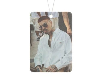 Rauw Alejandro Car Air Freshener, Rauw Alejandro Gifts, Car Accessories, Car Scents, Car Fragance
