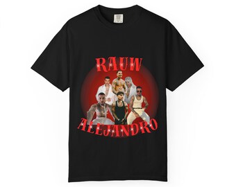 Rauw Alejandro Collage T-Shirt, Reggaeton Artist Graphic Tee, Custom T-Shirt, Rauw Alejandro Lover, Personalized Tee