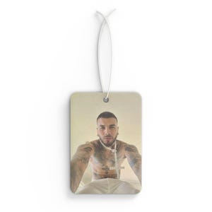 Rauw Alejandro Car Air Freshener, Rauw Alejandro Air Freshener, Rauw Alejandro, Car Accessories, Rauw Alejandro Merch