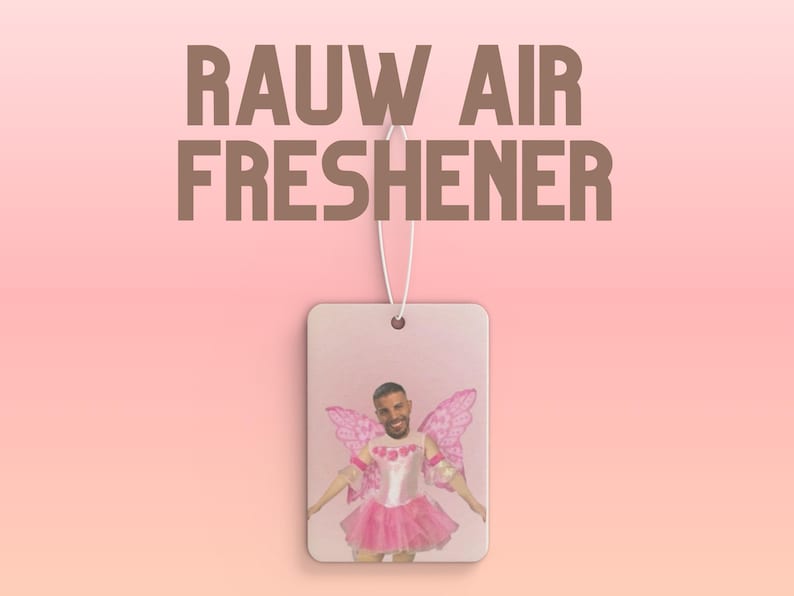 Graduation Gift, Rauw Alejandro Car Air Freshener, Rauw Alejandro Gifts, Class of 2026, Car Accessories, Rauw Alejandro Merch, Custom Gift image 1