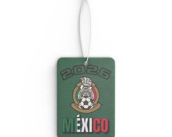 Mexico Soccer Car Air Freshener, 2026 World Cup Fan Gift