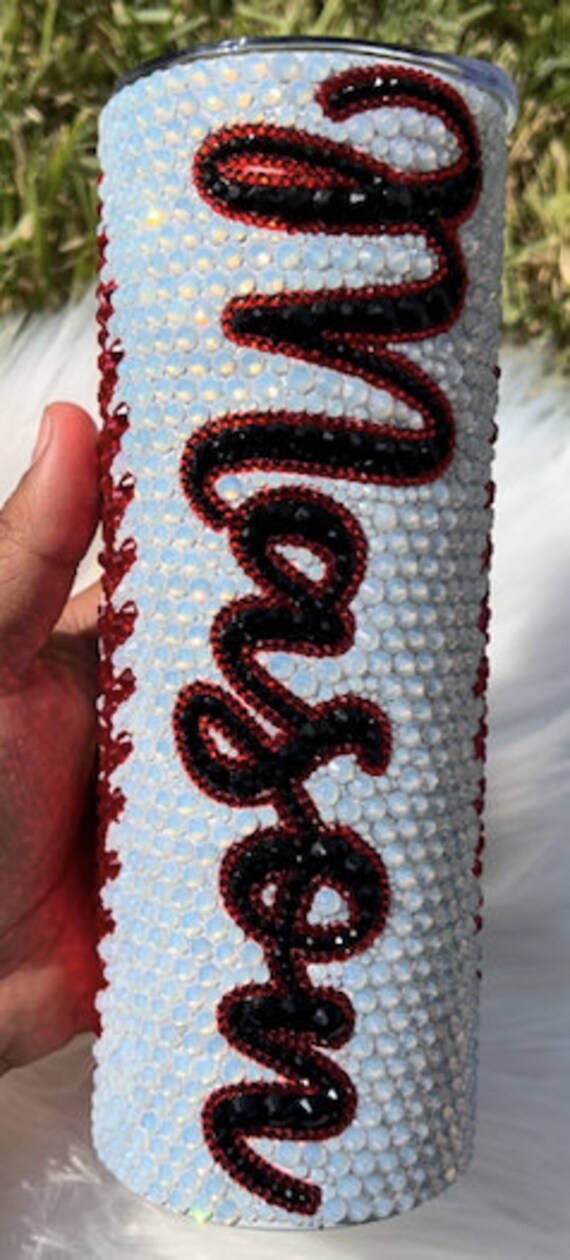 Rhinestone Baseball Tumbler Rhinestone Baseball Tumbler