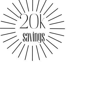 20K savings-DIGITAL FILE ONLY|digital 20k savings|savings challenge printable|printable 20k savings challenge|digital savings challenge