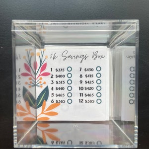 Savings box|Monthly savings challenge|monthly savings box|monthly savings challenge box|savings box|savings challenge box