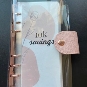 10K savings challenge binder|Savings challenge binder|10k savings binder|savings binder|monthly savings binder|Savings binder challenge