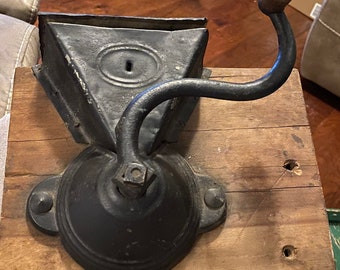 Antique 1800’s Coffee Grinder-Charles Parker Co. Wall Mount- From Wagons to House by WayWord Settlers on Their Way West!!!!