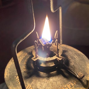 Vintage Adams and Westlake Company Railroad Lantern. This is a good working railroad oil lamp with no glass chimney used in railroad lantern