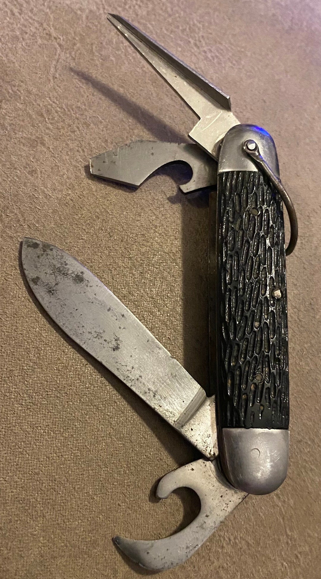 Vintage 1950's Sabre #619/japan Camp Knife/multi-tool - Etsy