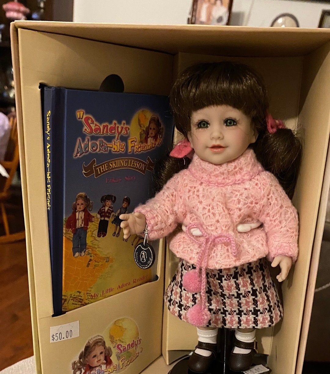 Vintage Rare Sandy’s Adora-ble Friends “katrina” Doll With Book From ...