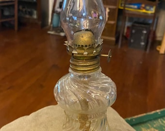 Antique 1900’s-1930’s Courting or Sparkling Lamp by P & A Acorn -Plume and Atwood Mfg Co, Also Known as The Acorn Lamp, in Good Condition!!!