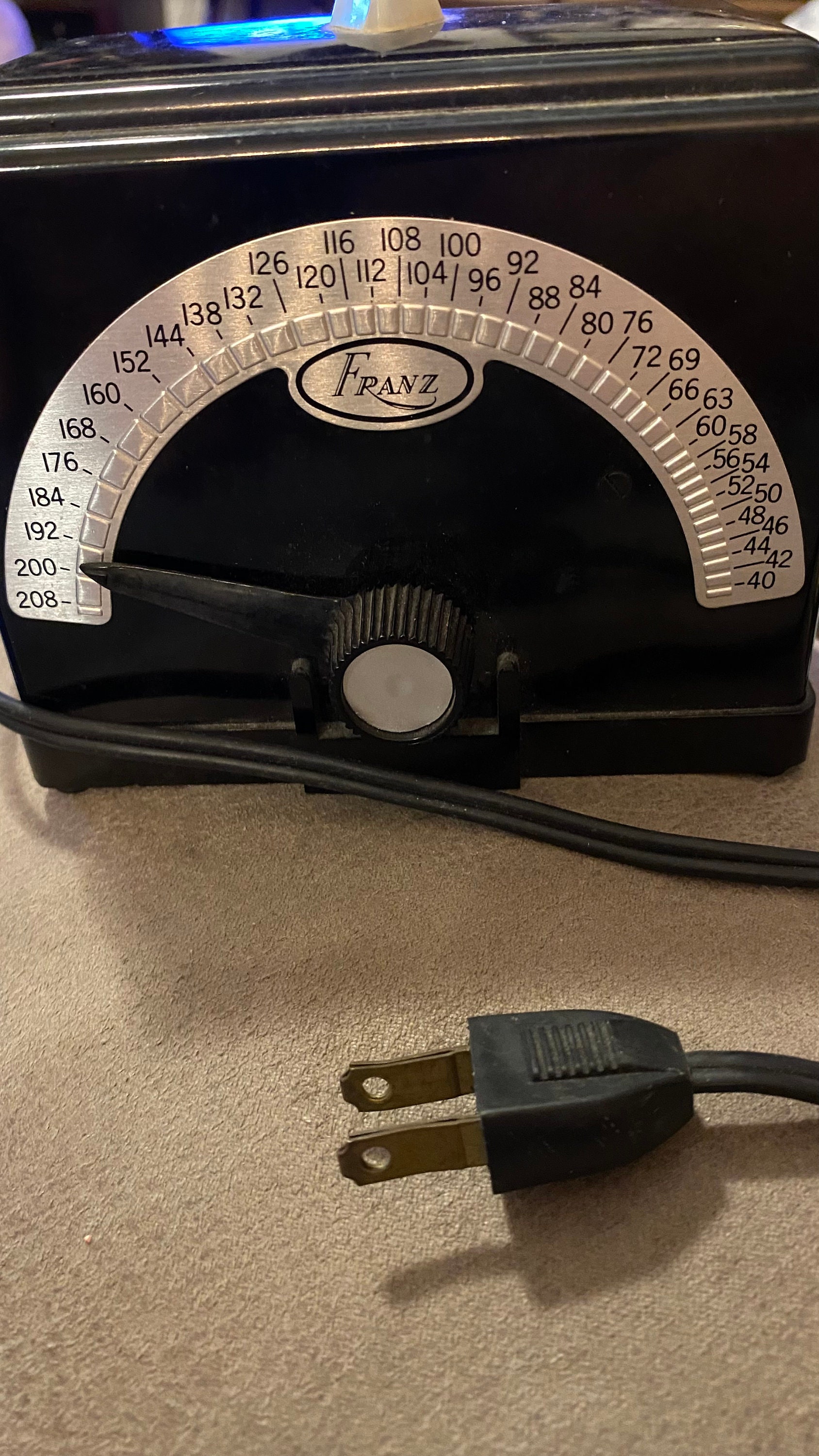 Vintage 1950’s Franz Metronome with Blinking Diamond Shaped Light