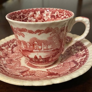 Antique 1910’s era Beautiful Expresso Mason’s Ironstone China Expresso Cup and Saucer