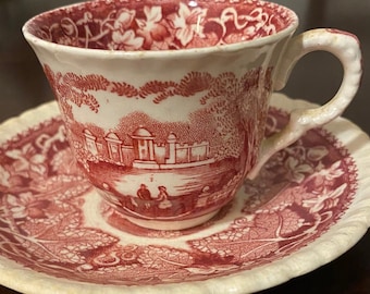 Antique 1910’s era Beautiful Expresso Mason’s Ironstone China Expresso Cup and Saucer