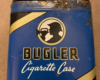 Vintage Bugler Cigarette Case