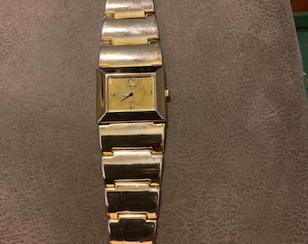 Vintage Kristine Gold St. Marin Women’s Quartz Watch. Needs a Battery or Used for Parts.