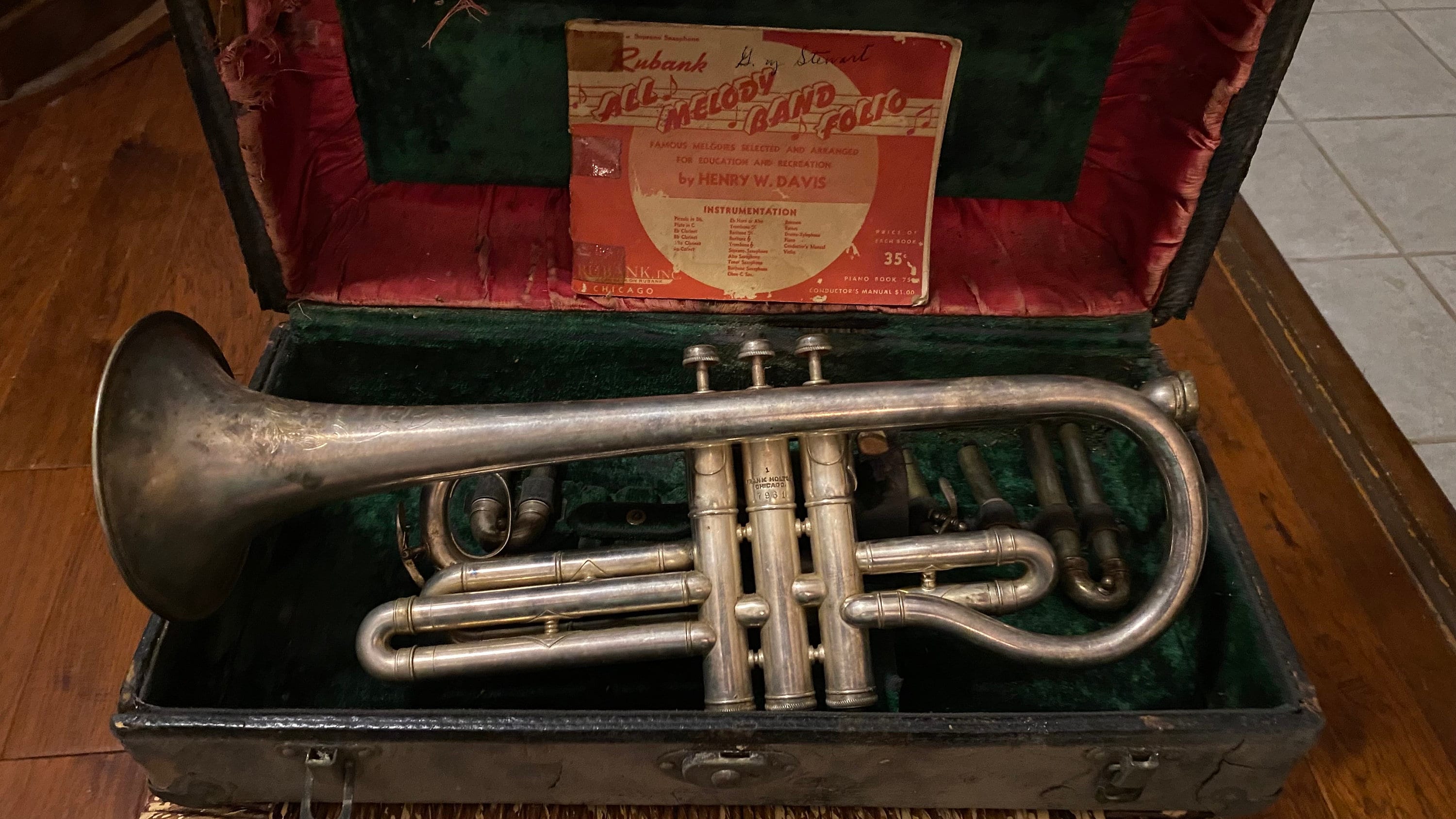 Antique 1909-1910 Silver Frank Holton Couturier “new