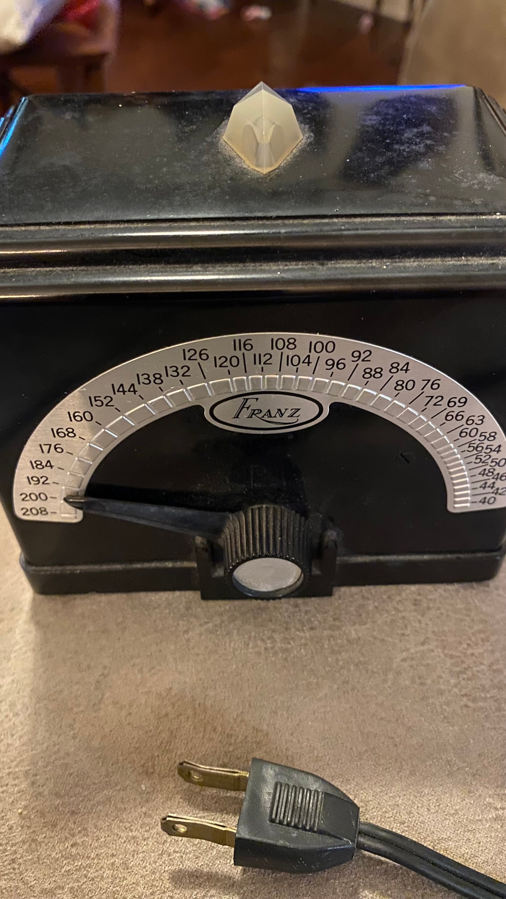 Vintage 1950’s Franz Metronome with Blinking Diamond Shaped Light