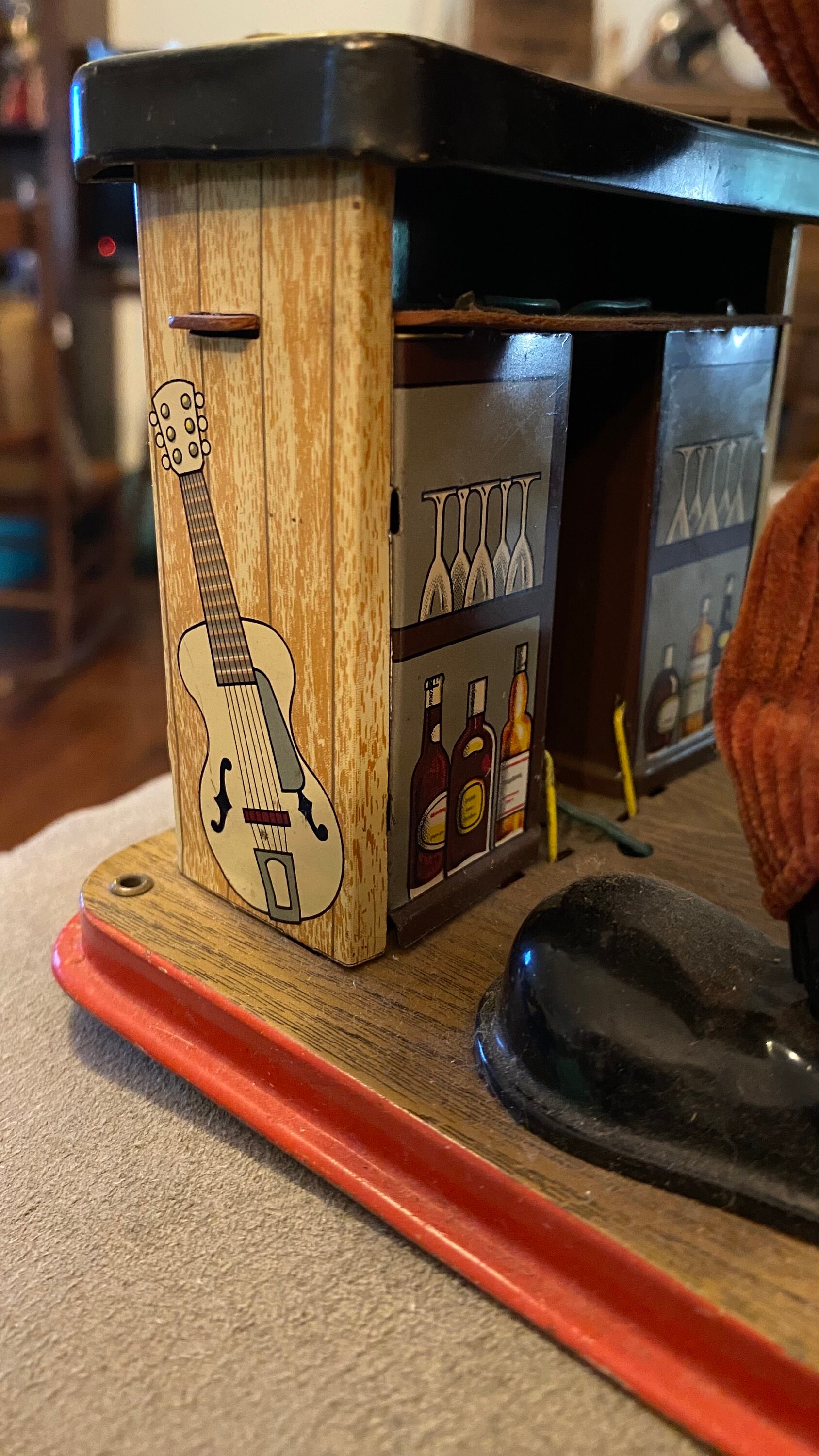 Vintage 1960's Charlie Weaver Bartender “D” Battery Powered Toy
