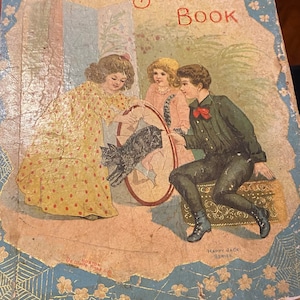 Antique Rare 1900-1920’s Hardback of Little Play Fellows Story Book “Happy Jack Series” with 24 Pages of Stories n Poems by Multiple Authors