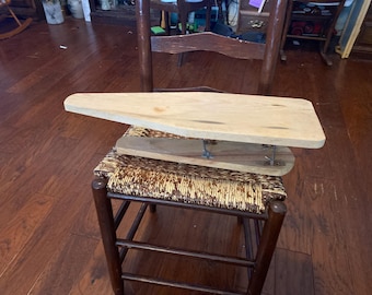 Vintage 1950 1960s Vintage Chabby Chic DYI Wooden Tabletop Sleeve Ironing Board – Rustic Farmhouse Laundry Decor & Quilting Tool Mom ask For